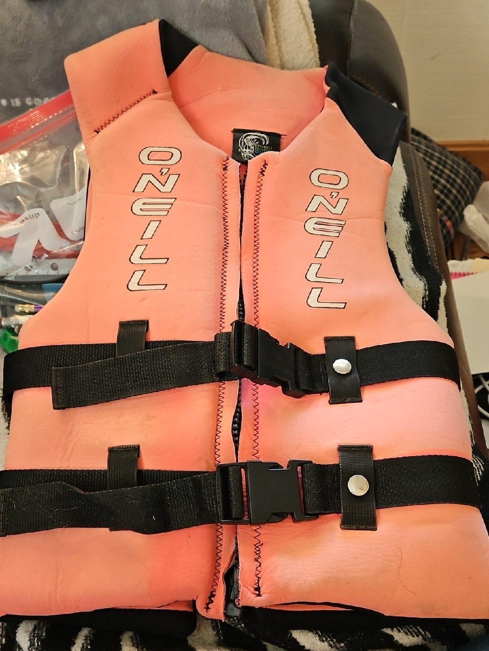 O'Neill Coral Life Jacket Vest with Black Buckles - Adult M